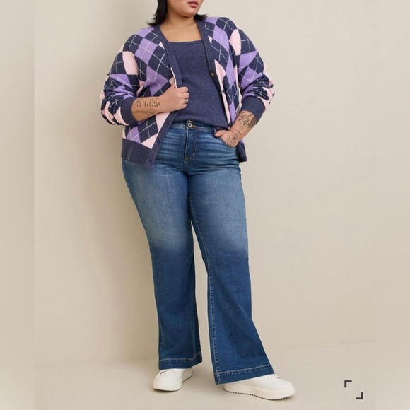 ✨SOLD✨🆕NWT🔖Fabulous Torrid Vegan Cashmere Cardigan - 3x - Picture 2 of 8